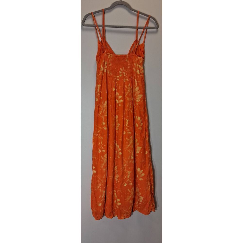 Urban outfitters womens medium orange dress boho midi travel resort sun - Picture 8 of 11